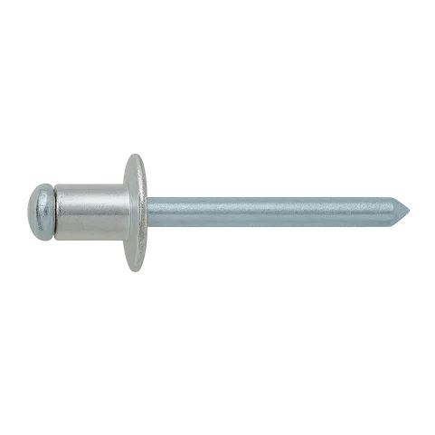 Заклепка вытяжная комбинированная алюминий-сталь 2,4х10 мм