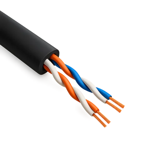 Витая пара U/UTP 5е 2 пары 24 AWG неэкранированная
